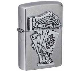 Bricheta Zippo Dead Mans Hand Emblem Design 49536
