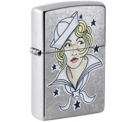 Bricheta Zippo Sailor Girl Tattoo Design 49789