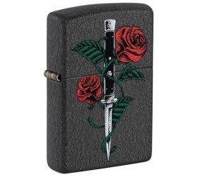 Bricheta Zippo Rose Dagger Tattoo 49778