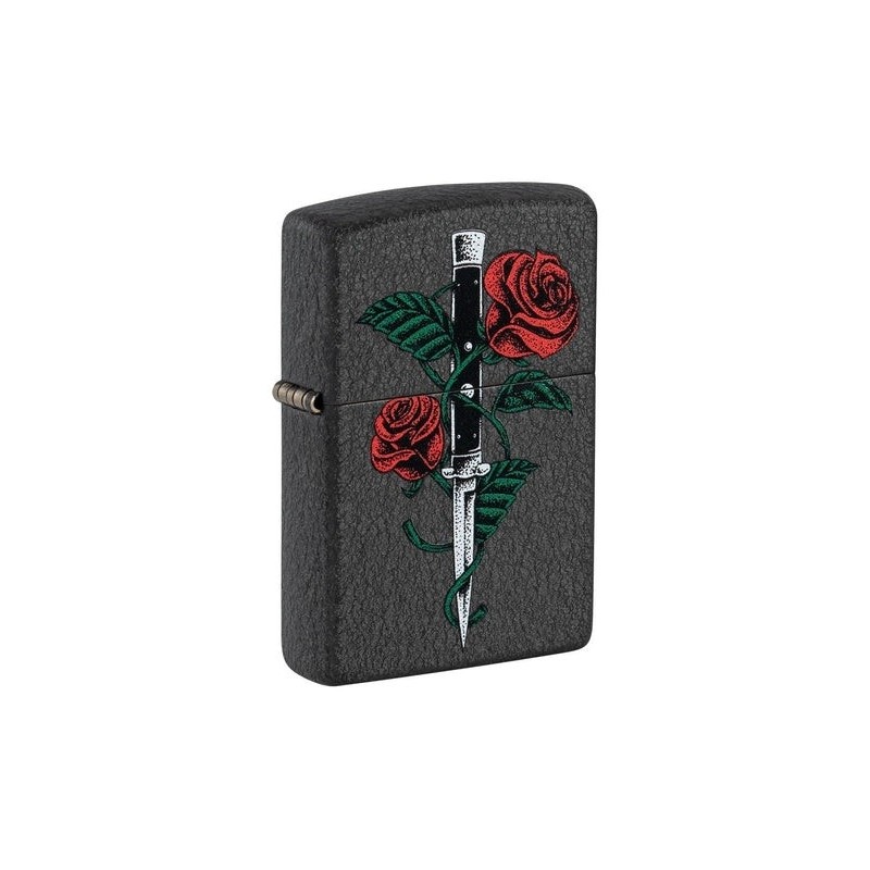 Bricheta Zippo Rose Dagger Tattoo 49778
