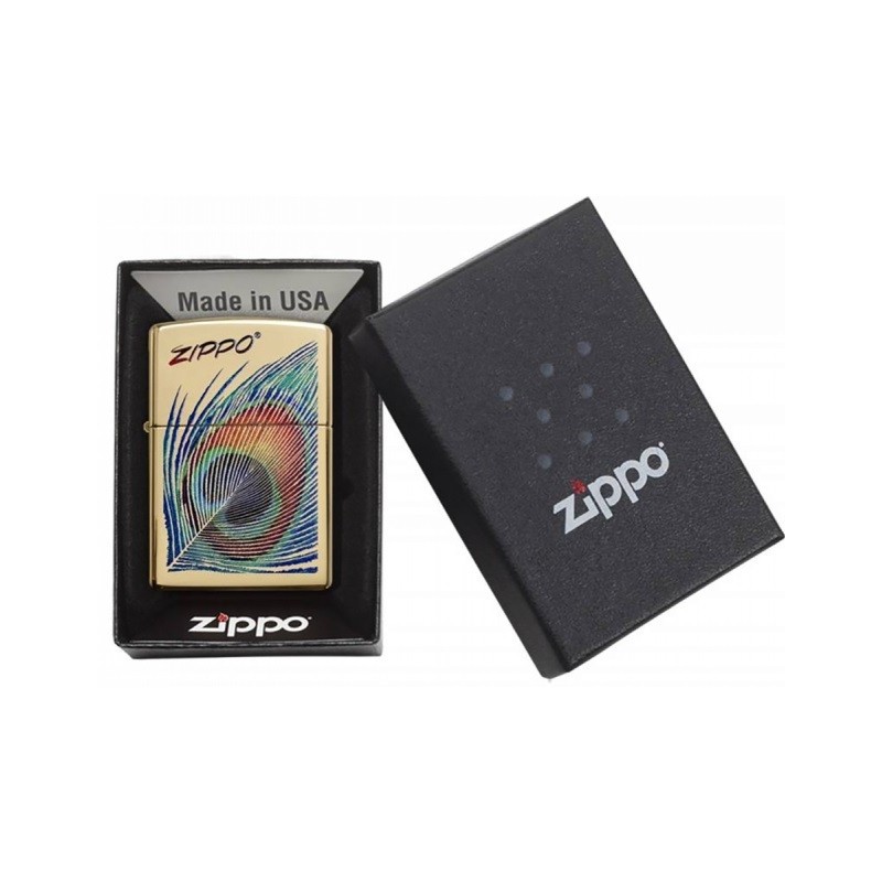 Bricheta Zippo Peacock Feather CI407109