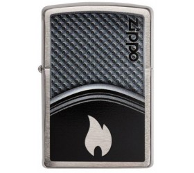Bricheta Zippo Metallic Curve With Flame CI405457