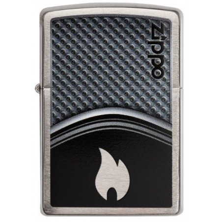 Bricheta Zippo Metallic Curve With Flame CI405457