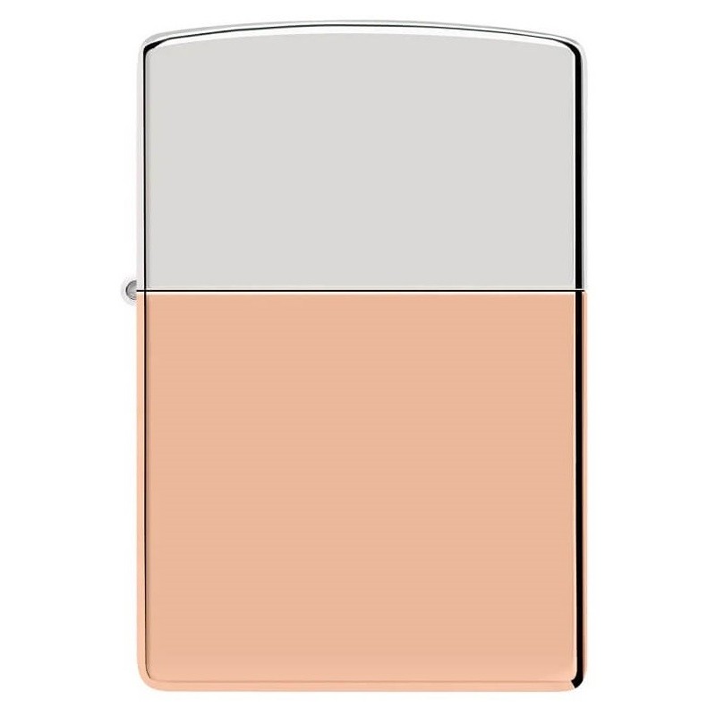 Bricheta Zippo Bimetal Case Lighter - Sterling Silver Lid 48694