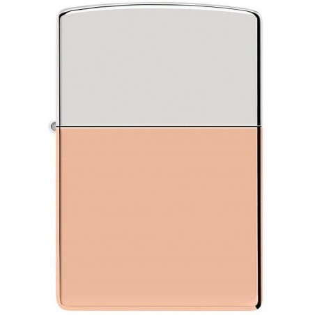 Bricheta Zippo Bimetal Case Lighter - Sterling Silver Lid 48694