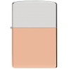 Bricheta Zippo Bimetal Case Lighter - Sterling Silver Lid 48694