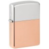 Bricheta Zippo Bimetal Case Lighter - Sterling Silver Lid 48694