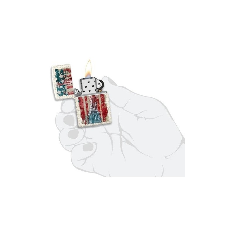 Bricheta Zippo Statue of Liberty Design 49782