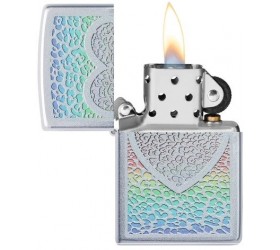 Bricheta Zippo Heart Design 49780