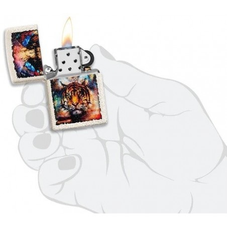 Bricheta Zippo Tiger Design 49579
