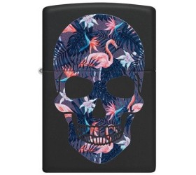 Bricheta Zippo Flamingo Skull 49771