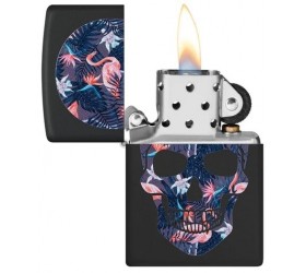 Bricheta Zippo Flamingo Skull 49771