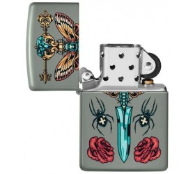 Bricheta Zippo Gothic Dagger Design 49860