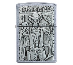 Bricheta Zippo Saloon Skull Emblem 49298