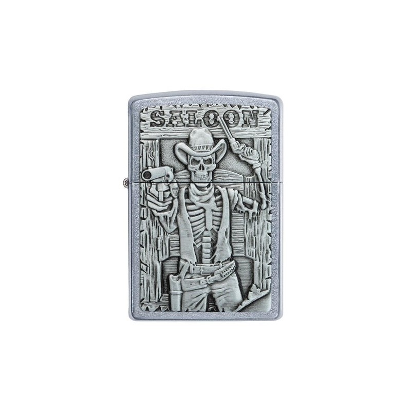 Bricheta Zippo Saloon Skull Emblem 49298