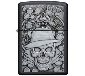 Bricheta Zippo Gambling Skull 49183