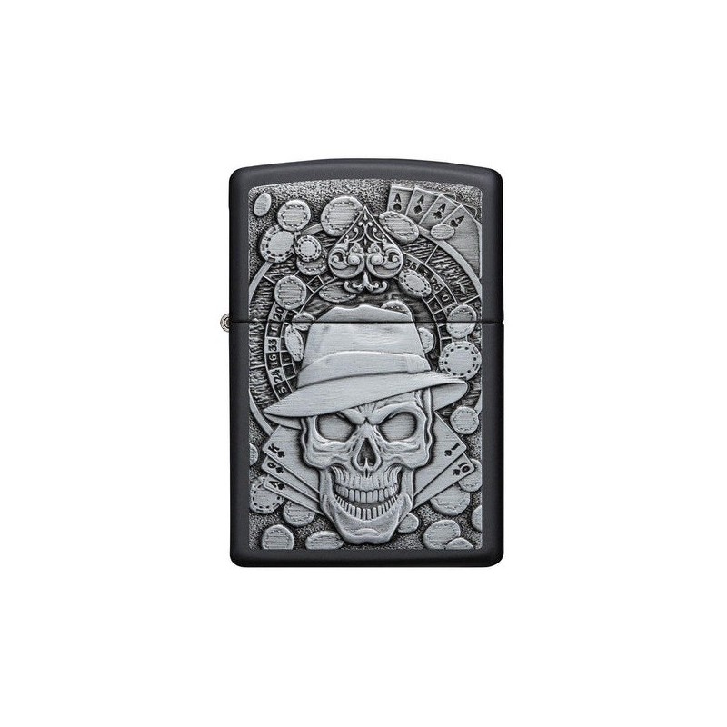 Bricheta Zippo Gambling Skull 49183