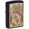 Bricheta Zippo Norse Antique Brass Emblem 49538