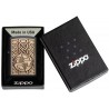 Bricheta Zippo Norse Antique Brass Emblem 49538