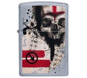 Bricheta Zippo Trash Polka Tattoo Skull 29856