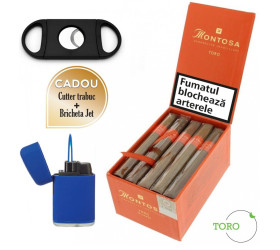 Trabucuri Montosa Toro (20) Cadou Cutter trabuc si Bricheta