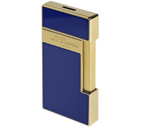 Bricheta S.T. Dupont Slimmy Blue Lacquer and Gold 28005