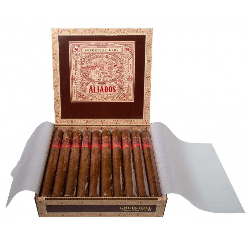 Trabucuri Aliados Original Blend Churchill 20 fumez trabucuri