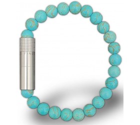 Bratara Punch Les Fines Lames Solo Steel Turquoise (L)