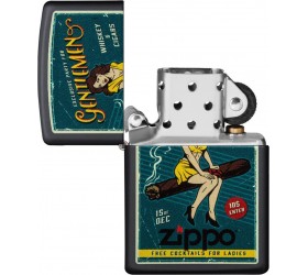 Bricheta Zippo 151730 Cigar Girl Design