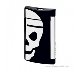 Bricheta S.T. Dupont MiniJet Black with White Skull