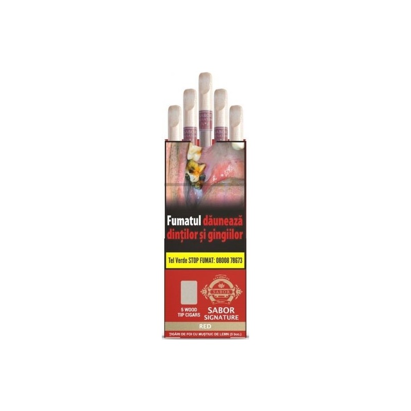 Trabucuri Sabor Signature Wood Tip Cigar Red (5)
