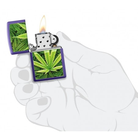 Bricheta 49790 Zippo Cannabis Design Logo