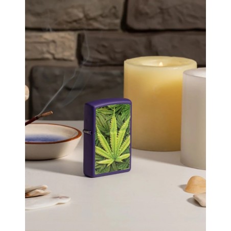 Bricheta 49790 Zippo Cannabis Design Logo