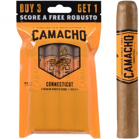 Trabucuri Camacho Connecticut Robusto 5 Fresh Pack (20)