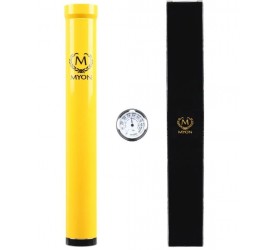 Etui trabuc metalic Myon Galben