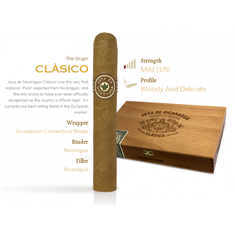 Trabucuri Joya de Nicaragua Clasico Original Robusto 50 reduceri