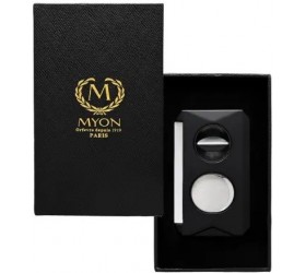 Etui Myon Black 3 trabucuri si Cutit 1880100