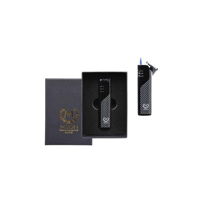 Bricheta Myon Jet Lighter Refillabe Black 1800202