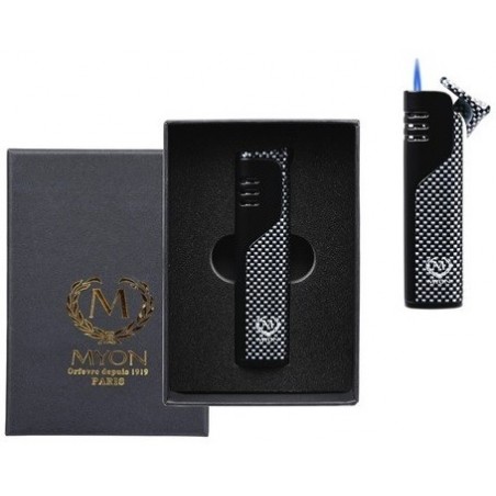 Bricheta Myon Jet Lighter Refillabe Black 1800202