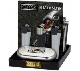 Bricheta Clipper Metalica Black & Silver