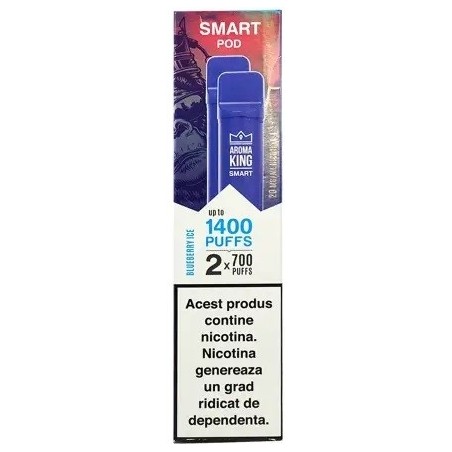 Set rezerve Aroma King 2 x Smart POD Blueberry Ice 20mg