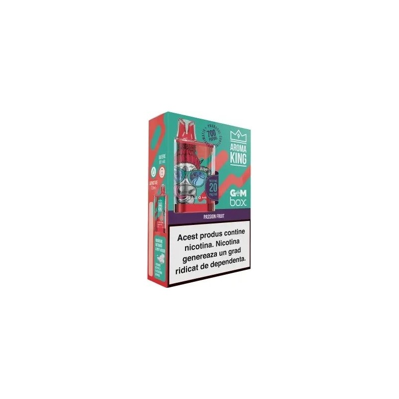 Tigara Electronica Aroma KING GeM Box Passion Fruit 20 mg