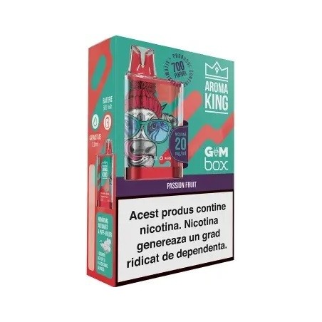 Tigara Electronica Aroma KING GeM Box Passion Fruit 20 mg