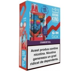 Tigara Electronica Aroma KING GeM Box Strawberry Bull 20 mg