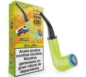 Tigara Electronica Aroma KING PIPE Colorfull Neon Green Apple 20 mg