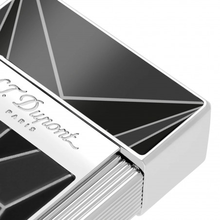 Bricheta S.T. Dupont Biggy Black And Chrome D025070
