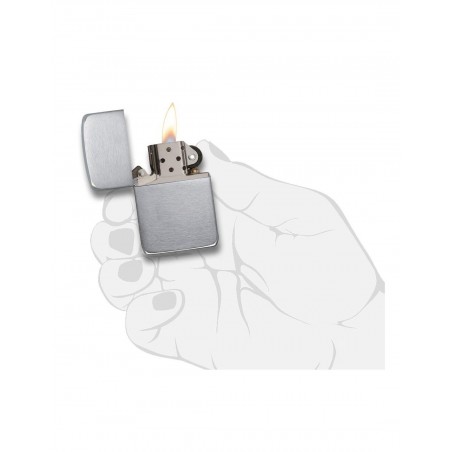Bricheta Zippo 1941 Replica Brushed