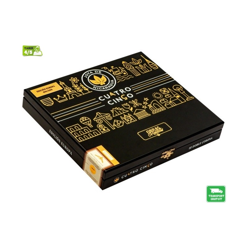 Trabucuri Joya De Nicaragua Cuatro Cinco Reserva Especial Edicion Europa Doble Corona 10