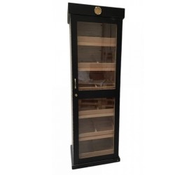 Umidor trabucuri Cabinet Stained Black Matt WLHC0013BLK