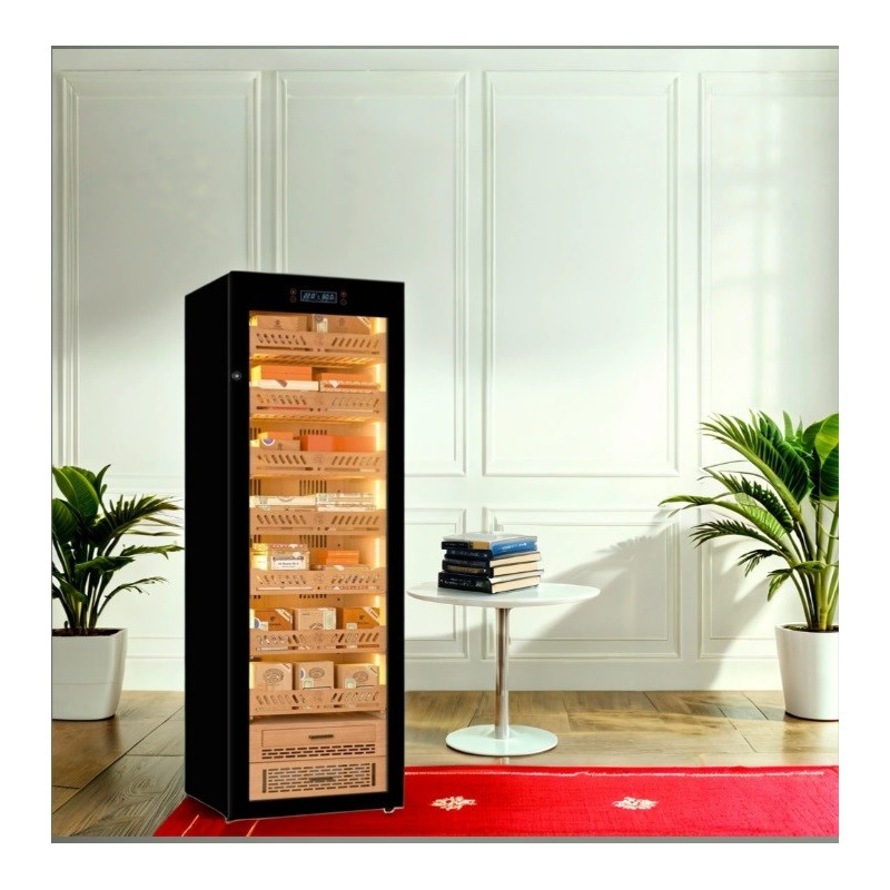 Humidor De Trabucuri Electric Yohtron Yc-448 Premium Negru